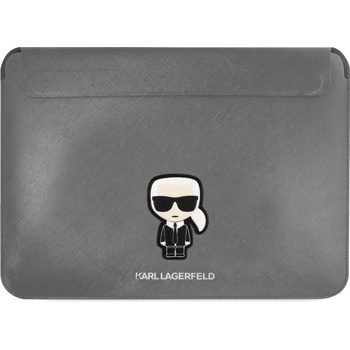 Karl Lagerfeld Saffiano Ikonik Obal na Notebook 16" Silver