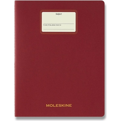 Moleskine Student XXL linkovaný červený