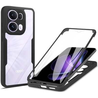 Techsuit Калъф за Oppo Reno13 Pro - ColorVerse 360 Series + Screen Protector - Черен