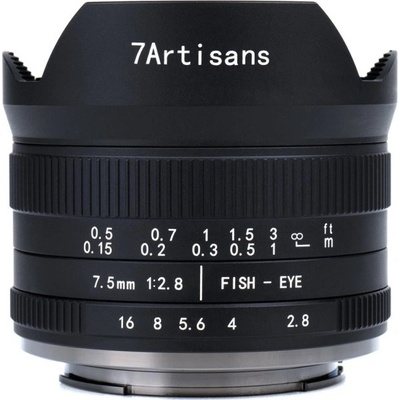 7ARTISANS 7,5 mm f / 2,8 II Fisheye MFT