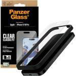 Panzer - Класически протектор за екран с EasyAligner - iPhone 17 / iPhone 16 Pro - Прозрачен