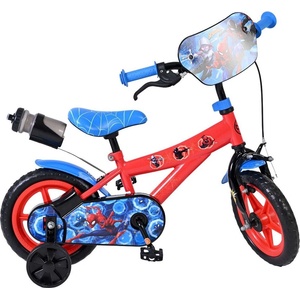 E & L Cycles Детски велосипед с помощни колела E&L cycles - Marvel Spider-Man, 12 (41221)