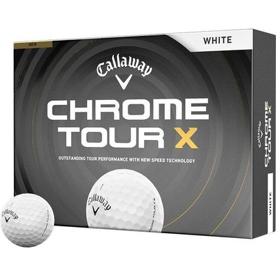 Callaway Chrome Tour X biele 3 x 3 ks