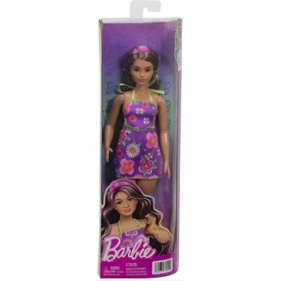 Barbie Fashionistas Modelka v kvetinových šatách JJN57