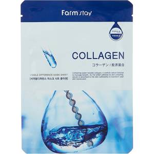 Farmstay Visible Difference Mask Sheet Collagen - Хидратираща маска за лице с колаген - 1бр/23мл