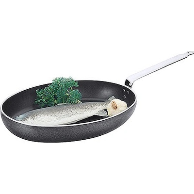 CONTACTO Pánev oválná na ryby s nepřilnavým povrchem PTFE 360x250x50 mm