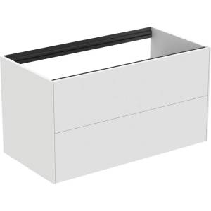 Ideal Standard Atelier Conca стенен шкаф за монтаж на стена, матово бяло, 2 чекмеджета, 100 см (T4357Y1)