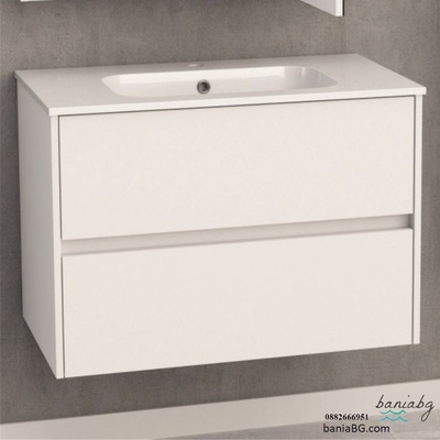 Долен конзолен pvc шкаф за баня icp 7955