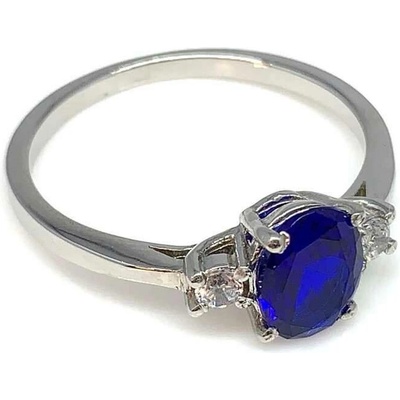 Šperky Jan Kos jewellery Stříbrný prsten s modrým kamenem 32105064