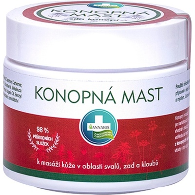 Zelená Země Annabis konopná masť 330 ml