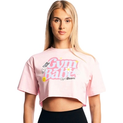GymBeam Dámské tričko GymBabe Cherrybloom – Zboží Mobilmania