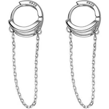 Silenti Jewelry Сребърни обеци "Взаимност