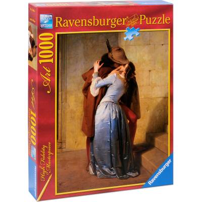 Ravensburger Пъзел Ravensburger от 1000 части - Целувката, Франческо Айец (12000061)
