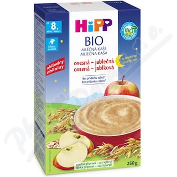 HiPP Mléčná kaše na noc BIO ovesná jablečná 250 g