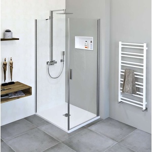 POLYSAN Zoom Line - Душ ъгъл 90x100 см, версия L/R, Antidrop, прозрачно стъкло/хром ZL1290ZL3210 (ZL1290ZL3210)