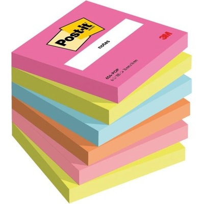 POST-IT Bločky Post-it Super Sticky Poptimistic 76x76mm, 6 bločkov po 100 líst