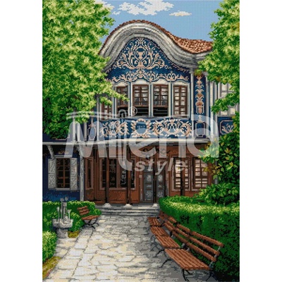 Milena Style Етнографски музей - Пловдив - гоблен със схема конци dmc 1: 1