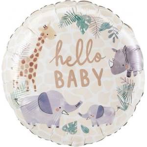 Anagram Фолиен балон "Soft Jungle Baby (4492401)