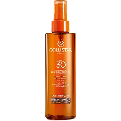 Collistar Special Perfect Tan Supertanning Moisturizing Dry Oil олио за загар spf 30 за жени 200 мл