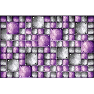 Dimex XL-559 vliesová fototapeta na zeď Metal Tiles rozměry 330 x 220 cm