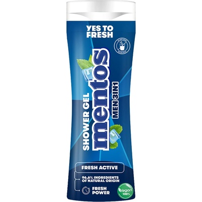 Mentos Sprchový gél pre mužov 3v1 300 ml