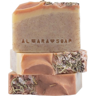 Almara Soap přírodní mýdlo s peelingovým efektem Walnut 90 g