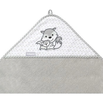 BabyOno Osuška s kapucňou Bamboo 100x100cm modrá