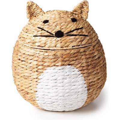 Compactor Детска кошница за играчки от воден зюмбюл естествена ø 40x43 cm Cat - Compactor (RAN11860)