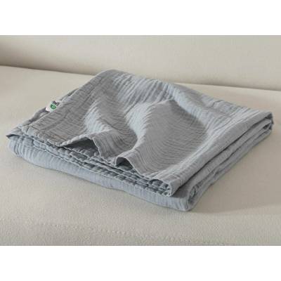 XPOSE Mušelínové pleny Premium světle šedé 30x30 cm Mušelín 3ks