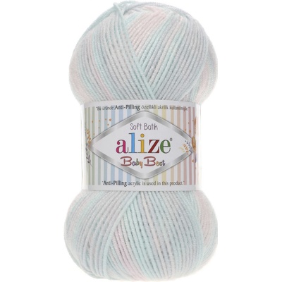 Alize Příze Baby best batik 6623 světlá pastelová