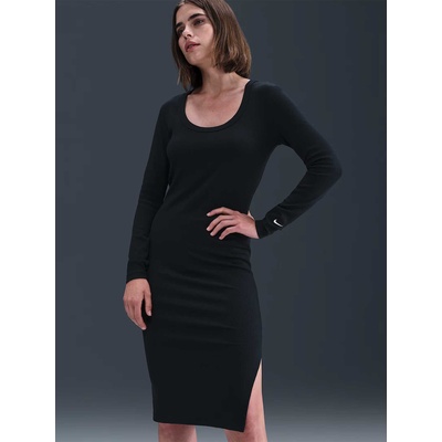 Nike Рокля w nsw nk chll knt ls midi drss
