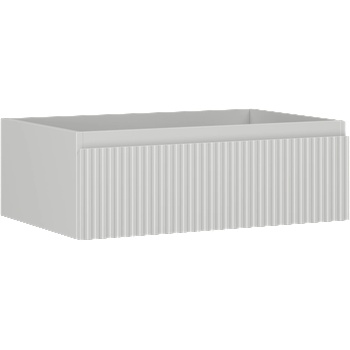 Mexen Rivel шкаф за баня под умивалник 70 см, 1 чекмедже, релефен, сив мат - 91A20-07023-1-BF62 (91A20-07023-1-BF62)