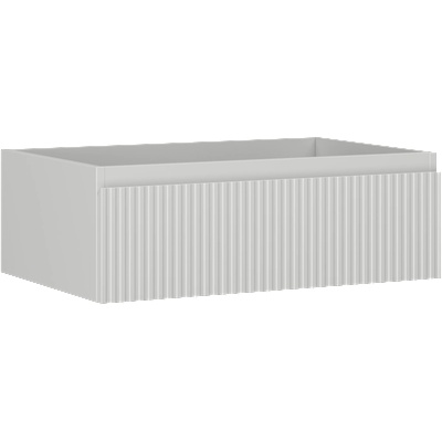 Mexen Rivel шкаф за баня под умивалник 70 см, 1 чекмедже, релефен, сив мат - 91A20-07023-1-BF62 (91A20-07023-1-BF62)