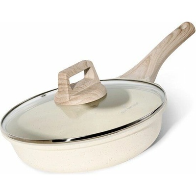 Just Perfecto JL-41: 2 kusy granitové pánve (24 cm) - Béžová