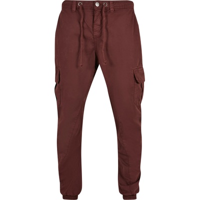Urban Classics Карго панталон червено, размер S