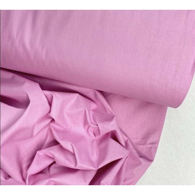 Ervi Bavlněná látka/plátno š.240 cm jednobarevná růžová (pink) č.172, metráž