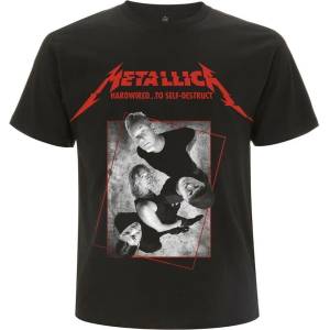 Metallica Hardwired Band Concrete Black S Риза (METTS18MB01)