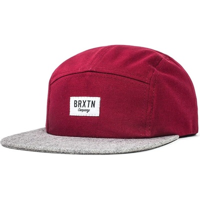 BRIXTON Hoover Burgundy/Heather Grey