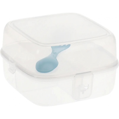 Excellent box desiatový delený 15,5 x 15 x 9,5 cm s príborom