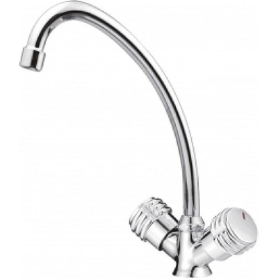 Inter Ceramic Стоящ смесител за кухня КУИК, Inter Ceramic, ICF 7009873C M7119, висок чучур (7009873 7119(7112))