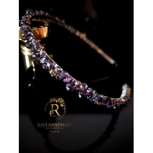 Radi handmade Лилава диадема елегантност и лукс (889)