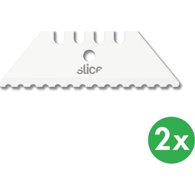 Slice Trapézové čepele, zúbkované, 2 ks