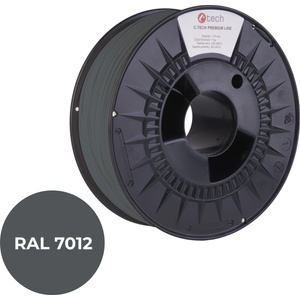 C-Tech 3DF-P-ABS1.75-7012 3D филамент, PREMIUM LINE, ABS, RAL7012, 1, 75mm, 1000g, Базалтово сив (Basalt grey) (3DF-P-ABS1.75-7012)