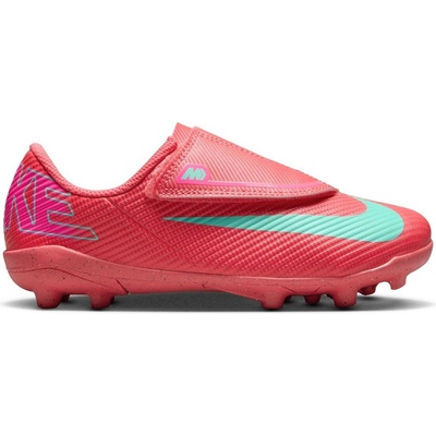 Nike Детски футболни бутонки Nike Mercurial Vapour 16 Club Childrens Firm Ground Football Boots - Red/Green