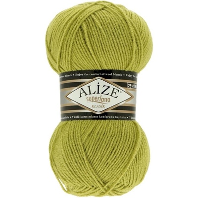 Alize Superlana Klasik 11 zeleno žltá