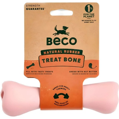 Beco Treat Bone růžová 17,5 cm