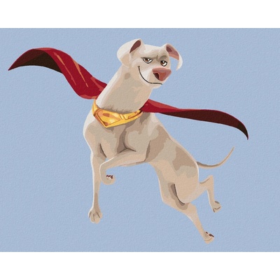 Malování podle čísel Létající krypto DC Liga supermazlíčků