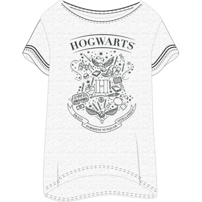 E plus M · tričko na spanie Harry Potter Hogwarts Šedá