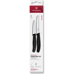 Victorinox - Комплект кухненски ножове за зеленчуци SWISS CLASSIC, 2 бр. , черни (GG766)