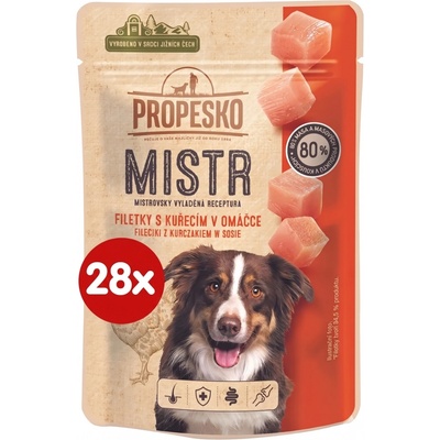Propesko Mistr s kuřecím masem v omáčce 28×85 g
